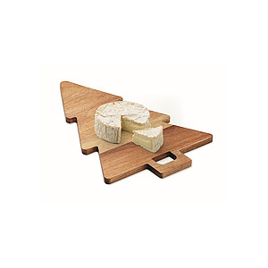 Acacia serving board Xmas tree