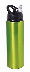 Aluminum bottle "Sporty Transit", green