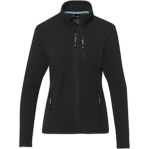 Amber womens GRS recycled full zip fleece jacket