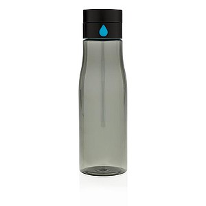 Aqua hydration tracking tritan bottle, black