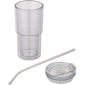 Archer 480 ml double wall plastic tumbler