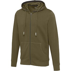 Arora unisex full zip hoodie, forest green