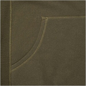 Arora unisex full zip hoodie, forest green