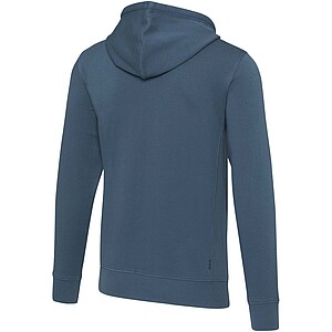 Arora unisex full zip hoodie, hale blue