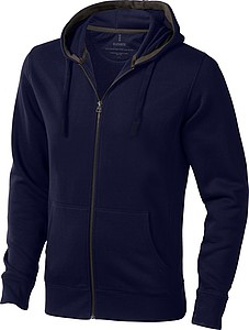 Arora unisex full zip hoodie, navy