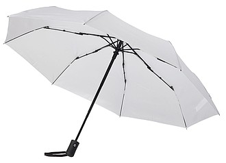 Auto open/close pocket umbr."Plopp"white