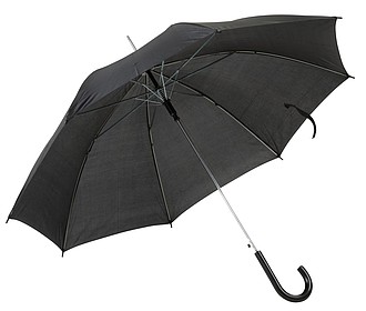Automatic stick umbrella "Dance" with polyester canopy,colour black
