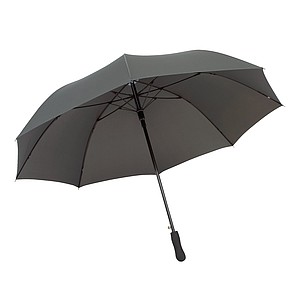 Automatic wind proof umbrella "Passat" with metal shaft,colour grey