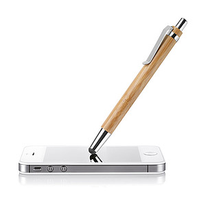 Ball pen in ABS and bamboo, wood