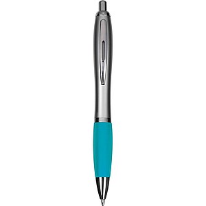 Ball pen with satin finish, turquoise