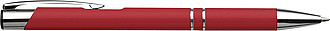Ballpen with blue ink.Red