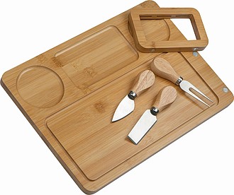 Bamboo cheese set