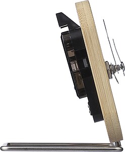 Bamboo clock Jenny, brown