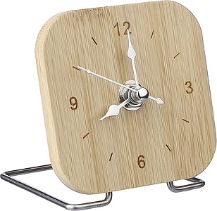 Bamboo clock Jenny, brown