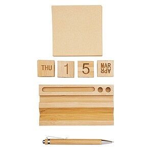 Bamboo memo holder, wood