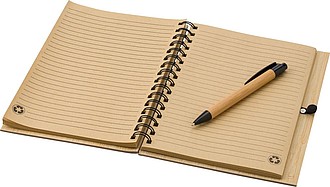Bamboo notebook