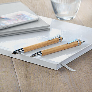 Bamboo pen and pencil set, wood