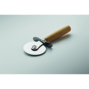 Bamboo pizza board & cutter