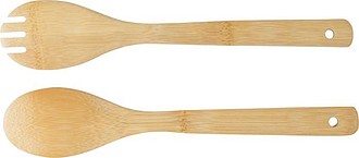 Bamboo salad cutlery Elara