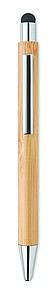 Bamboo stylus pen blue ink
