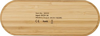 Bamboo wireless charger
