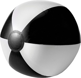 Beach ball, 35cms deflatedBlack/ white