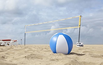 Beach ball, 35cms deflatedBlue