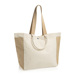 BEAU AWARE™ 400gsm recycled canvas all-round shopper