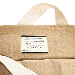 BEAU AWARE™ Beach bag 400gsm recycled canvas, with side hand