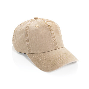 BEAU AWARE™ Washed 6 panel 270gsm cotton twill cap