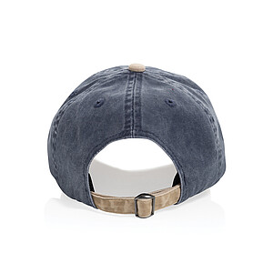 BEAU AWARE™ Washed 6 panel 270gsm cotton twill two tone cap