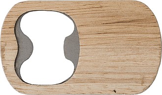 Beechwood bottle opener