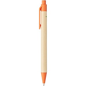 Berk recycled carton and corn plastic ballpoint pen