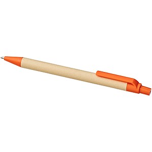 Berk recycled carton and corn plastic ballpoint pen