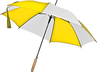 Bicoloured automatic umbrella, yellow