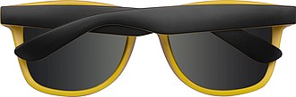 Bicoloured sunglasses with mirrored lenses