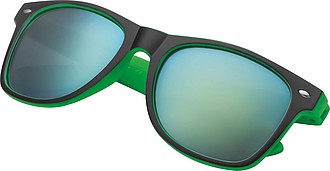 Bicoloured sunglasses with mirrored lenses
