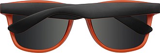 Bicoloured sunglasses with mirrored lenses
