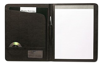 Bonded leather folderBlack