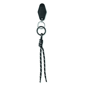 Braided rope with tag keyring
