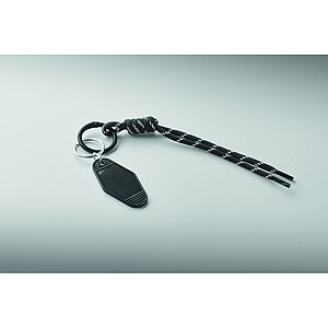 Braided rope with tag keyring