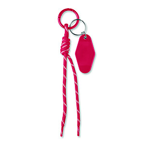 Braided rope with tag keyring