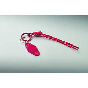 Braided rope with tag keyring