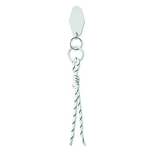 Braided rope with tag keyring