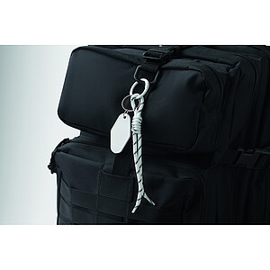 Braided rope with tag keyring