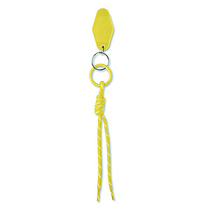 Braided rope with tag keyring