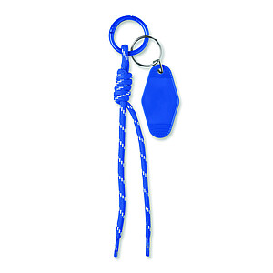 Braided rope with tag keyring