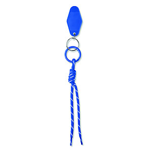 Braided rope with tag keyring