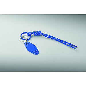 Braided rope with tag keyring