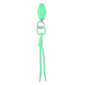 Braided rope with tag keyring